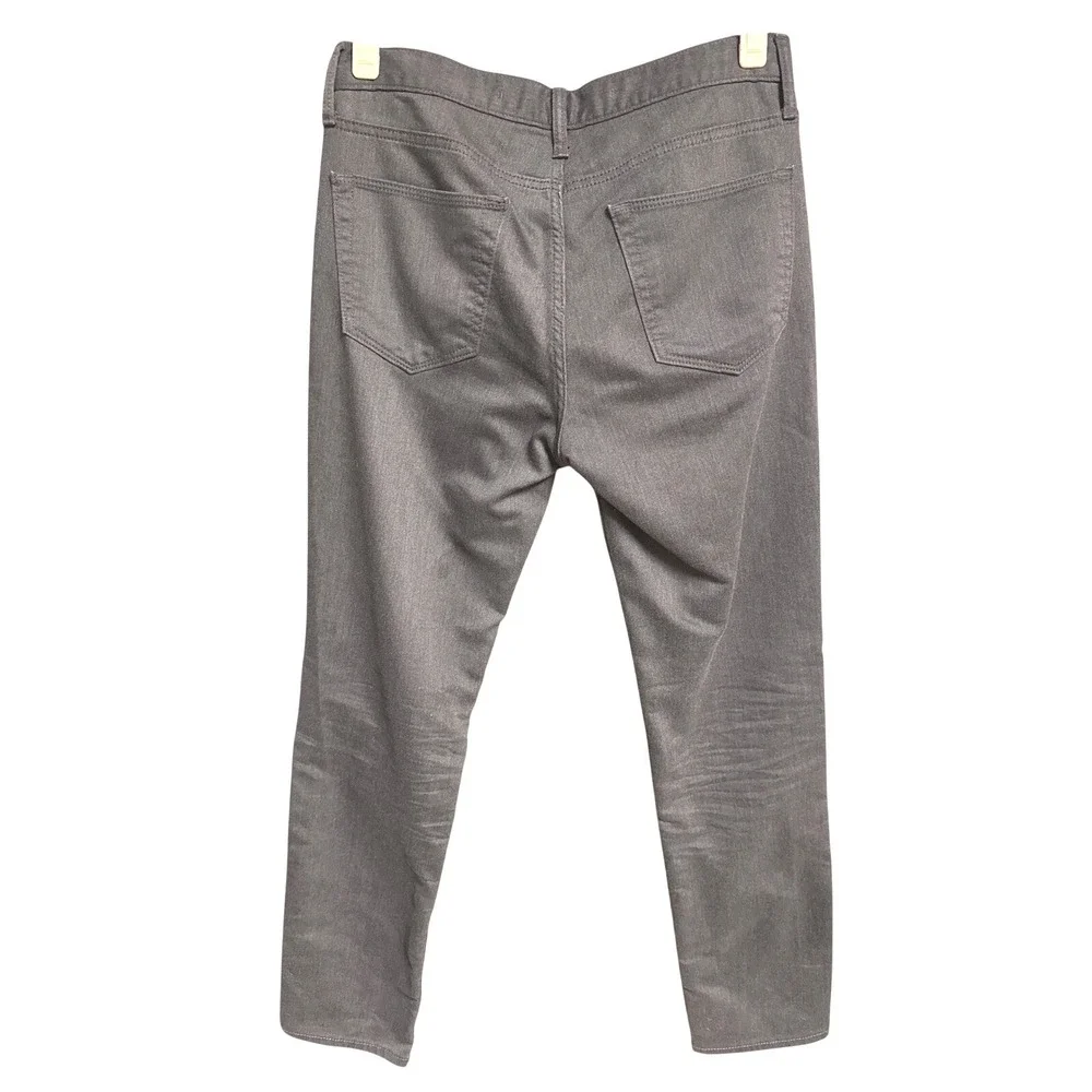 Banana Republic Travel Jean Slim Gray Pants 31x32 Performance Stretch
